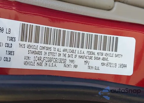 2015 Jeep Grand Cherokee Overland from USA, damaged, VIN 1C4RJFCG6FC613232